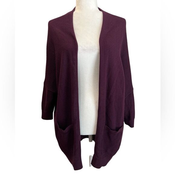EXPRESS Dolman Sleeve Purple Cardigan Size Small - Picture 1 of 5